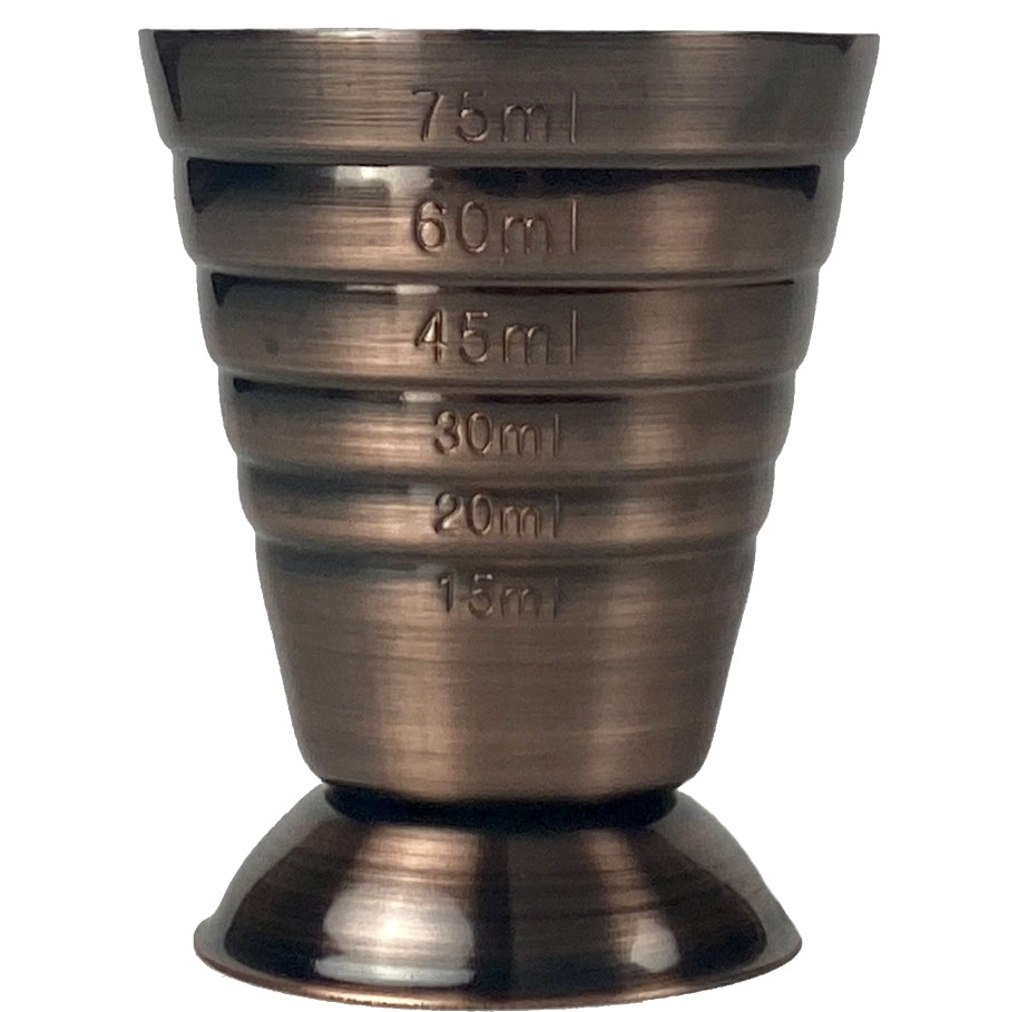 Multi Level Jigger Antique Copper Cocktail Measure