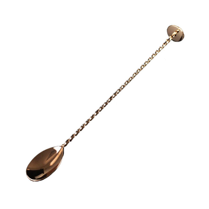barGEEK Copper Flat End Barspoon for cocktail making