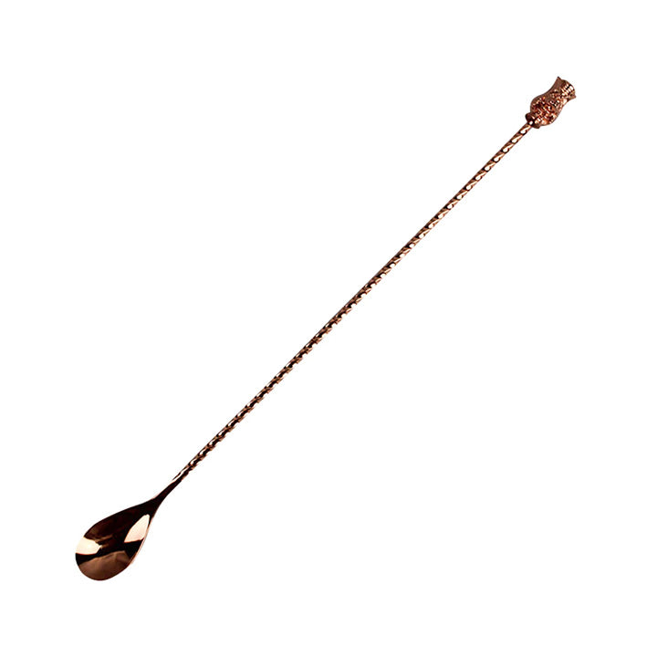 barGEEK Copper Tiki Barspoon for cocktail making