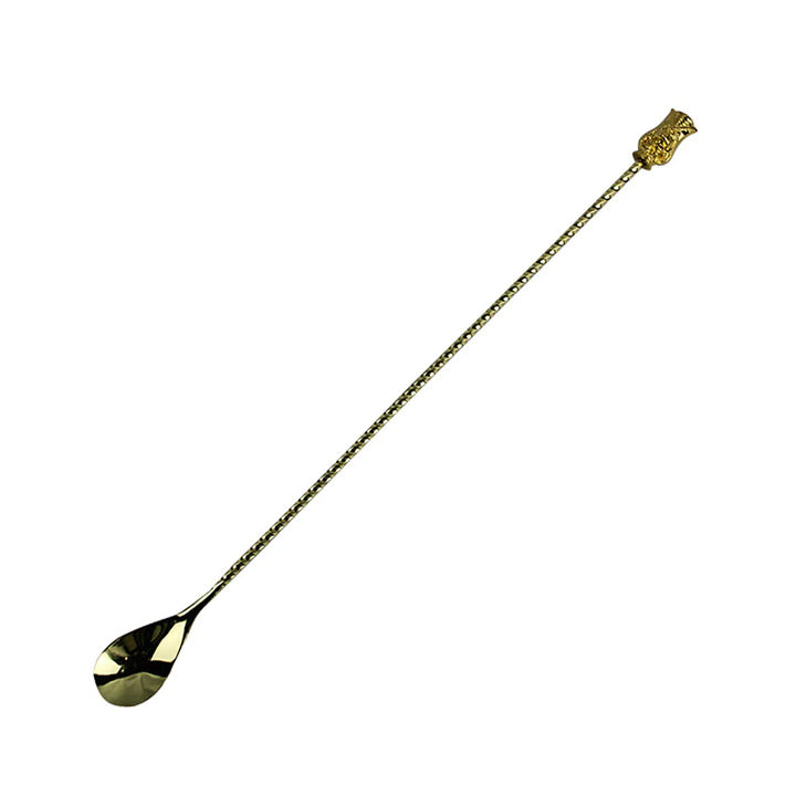 barGEEK Gold Tiki Barspoon for cocktail making