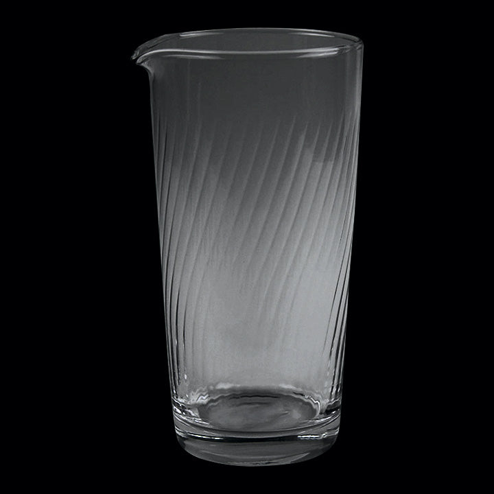 MG005 barGEEK tall patterned mixing glass for cocktail making