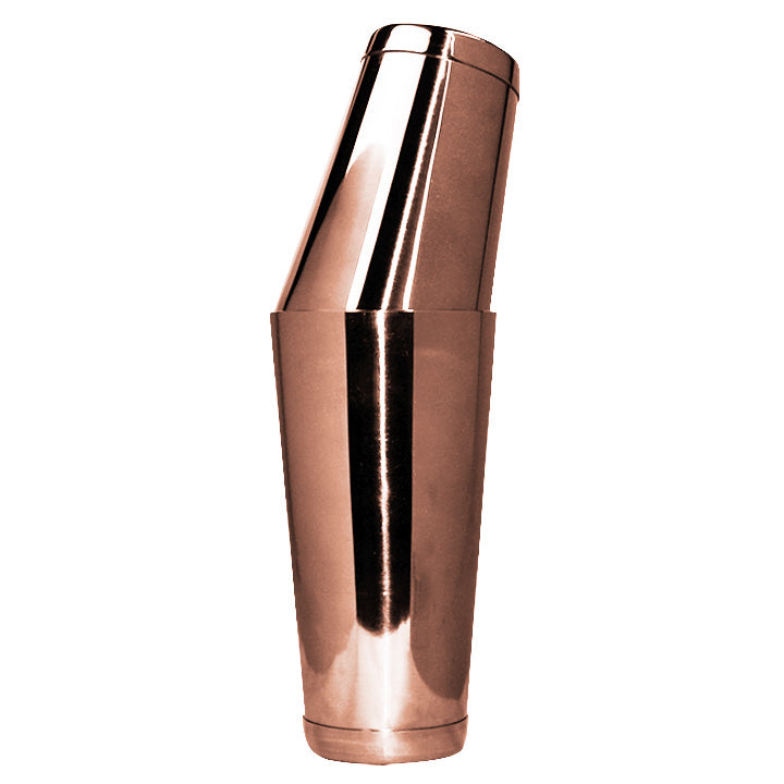 Copper Cocktail Shaker Set, 18oz & 28oz Toby Tin Set