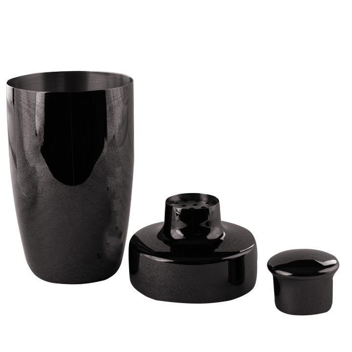 Port Melbourne 3pc Shaker 500ml - Black Chrome