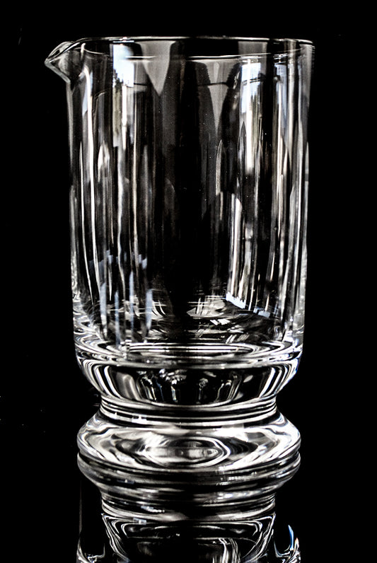 Patterned Footed Mixing Glass 650ml