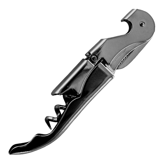 Waiter's Friend Bottle Opener Black Chrome