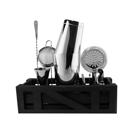 Cocktail Kit with Black Wooden Stand - Colour's Available